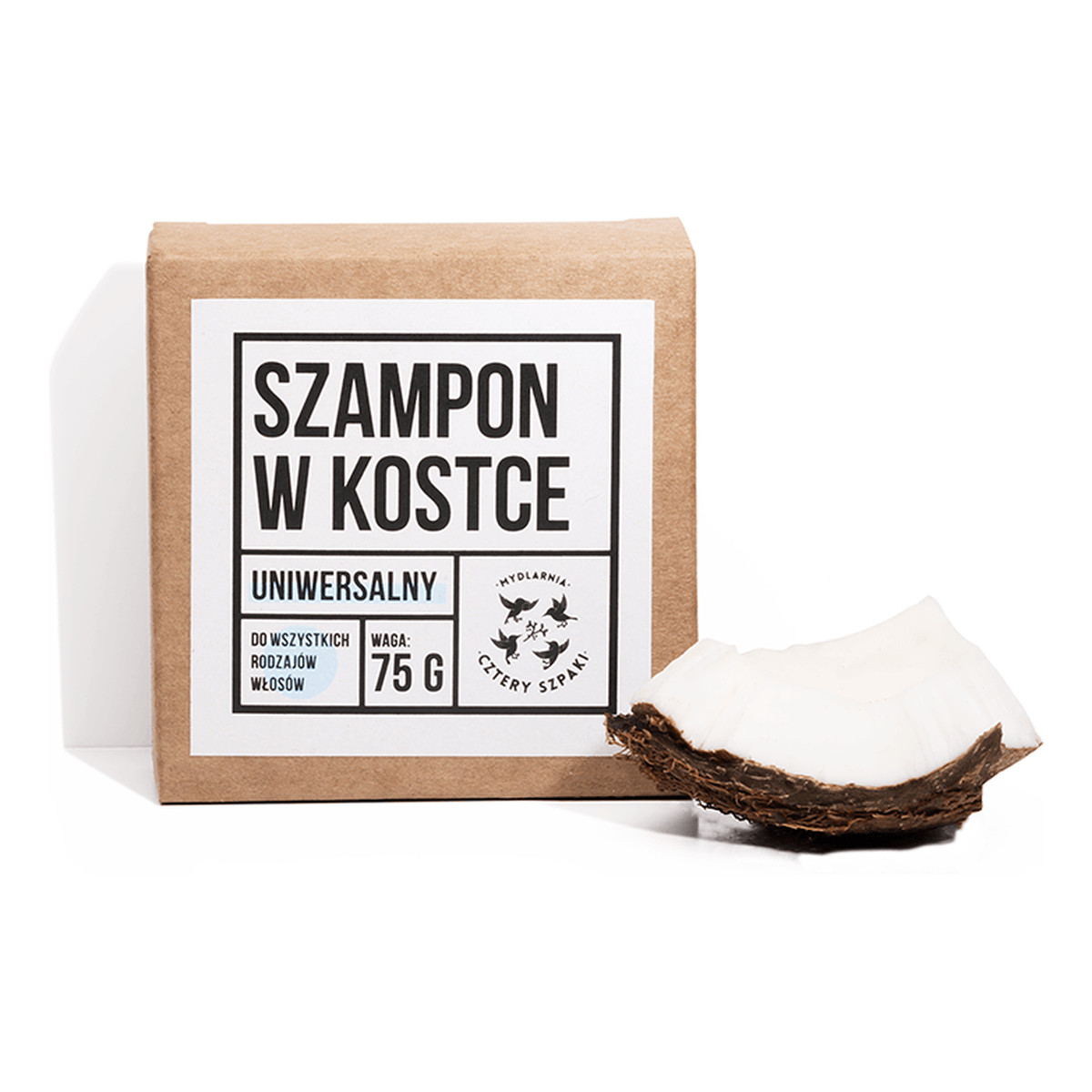 Mydlarnia Cztery Szpaki Szampon Do Włosów W Kostce Uniwersalny 75g