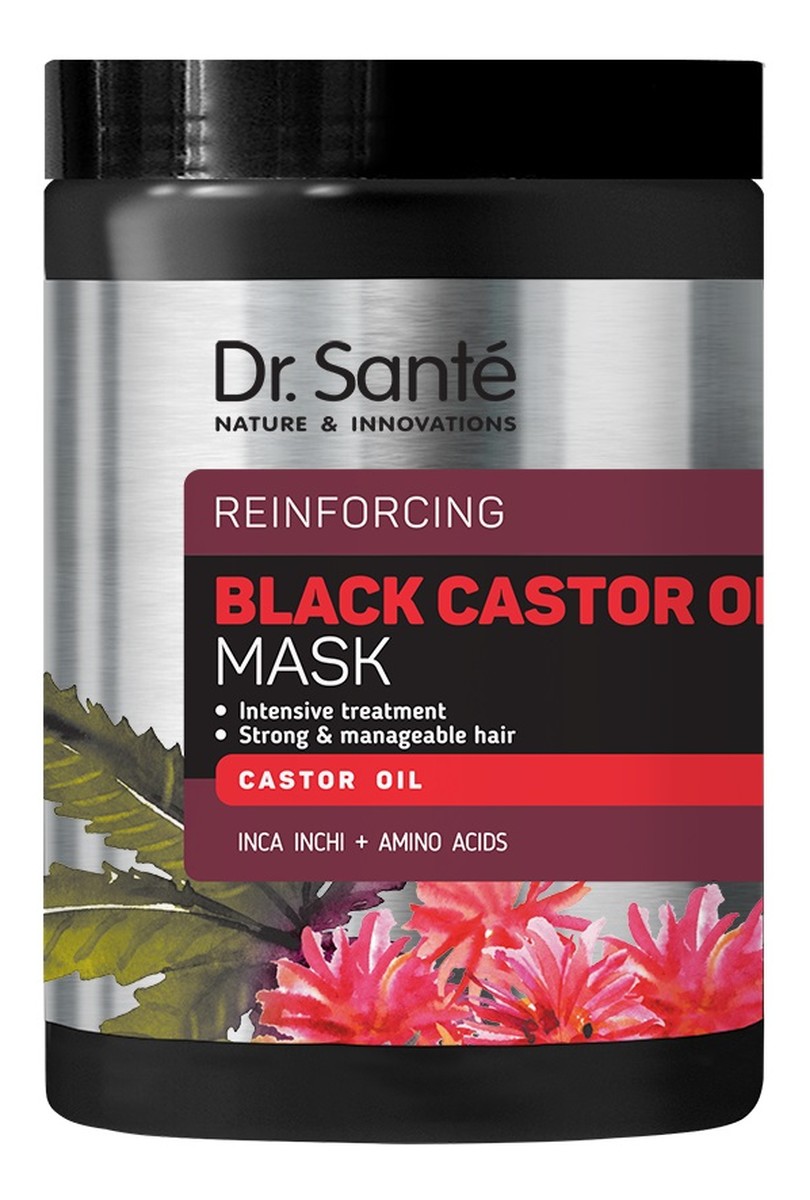 Black castor oil mask regenerująca maska do włosów z olejem rycynowym