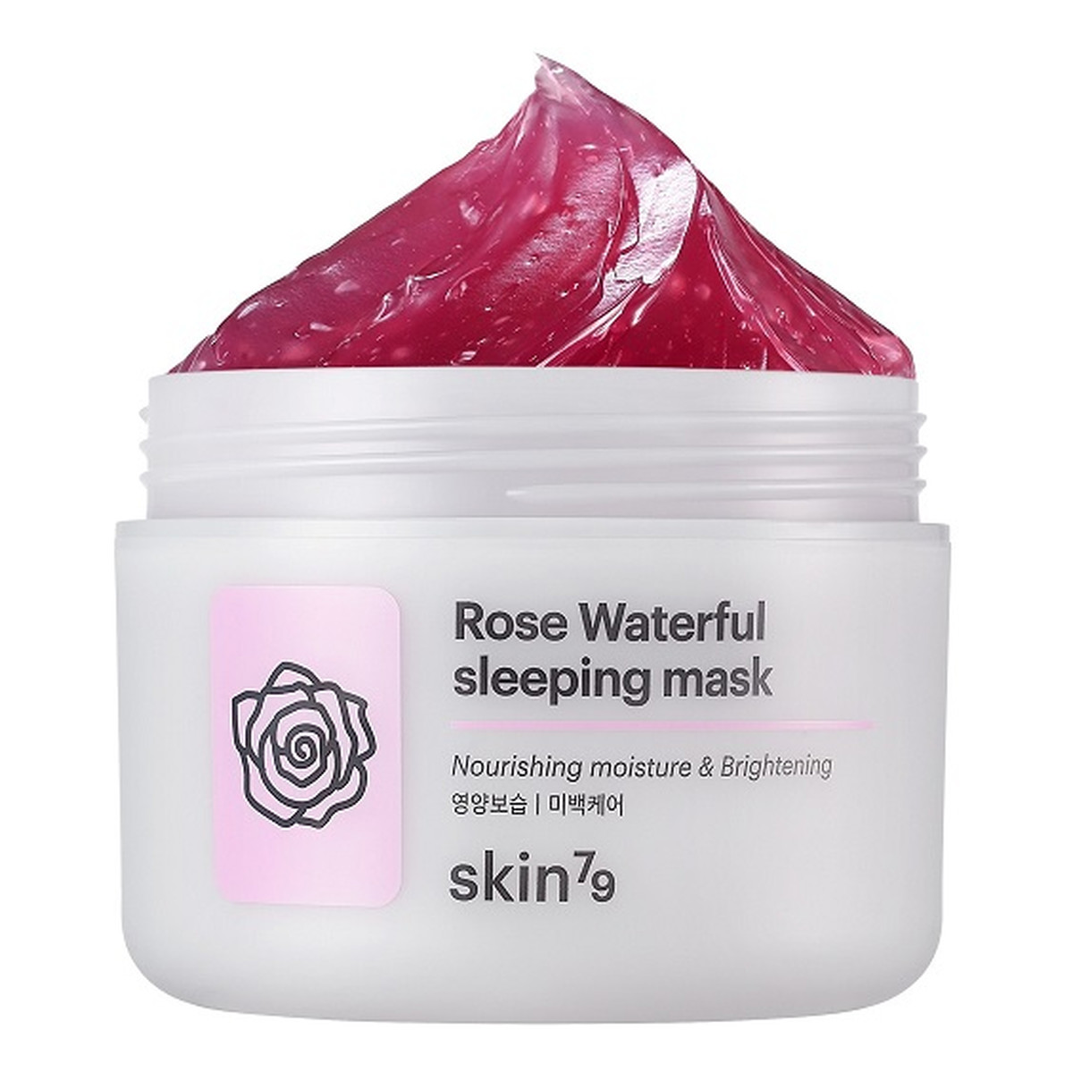 Skin79 Rose Waterful Sleeping Mask różana maska rozjaśniająco-złuszczająca całonocna 100ml