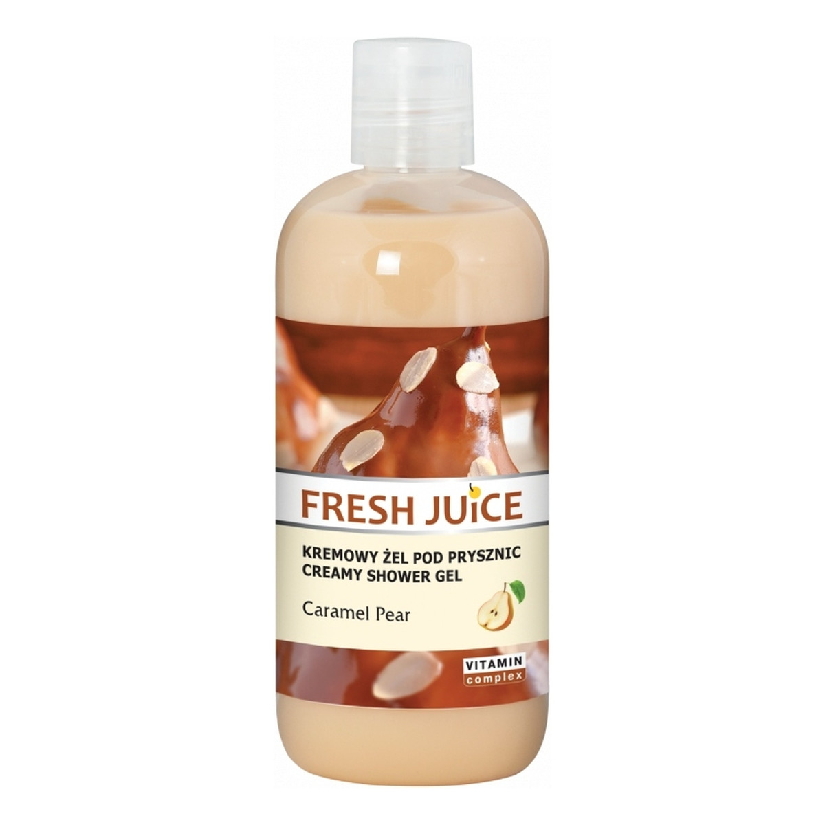 Fresh Juice Caramel & Pear kremowy żel pod prysznic 500ml
