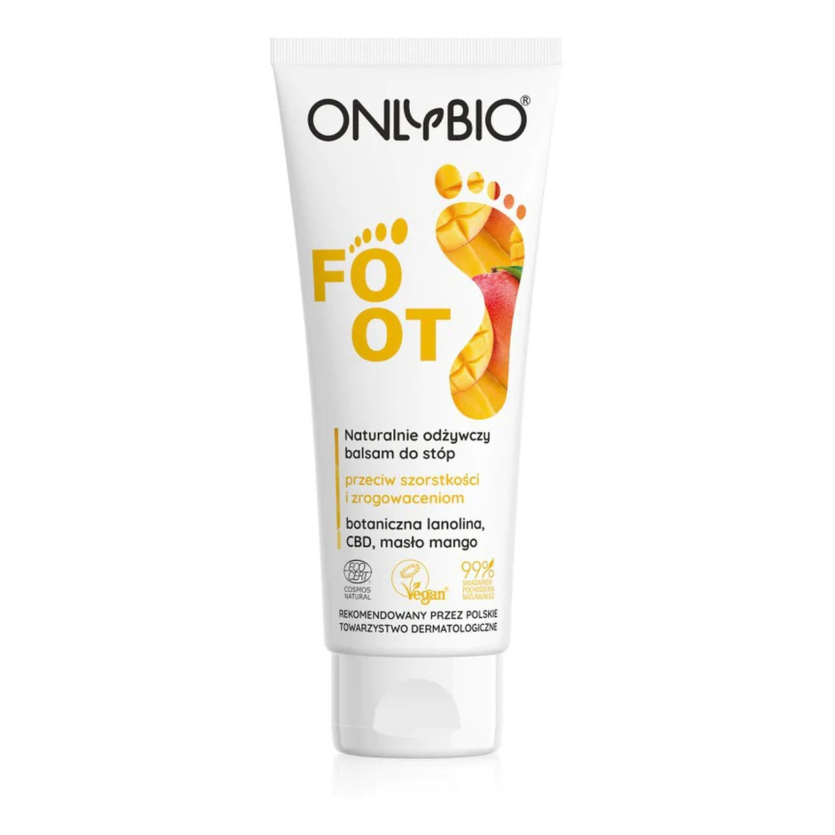 OnlyBio Foot naturalnie odżywczy Balsam do stóp 75ml