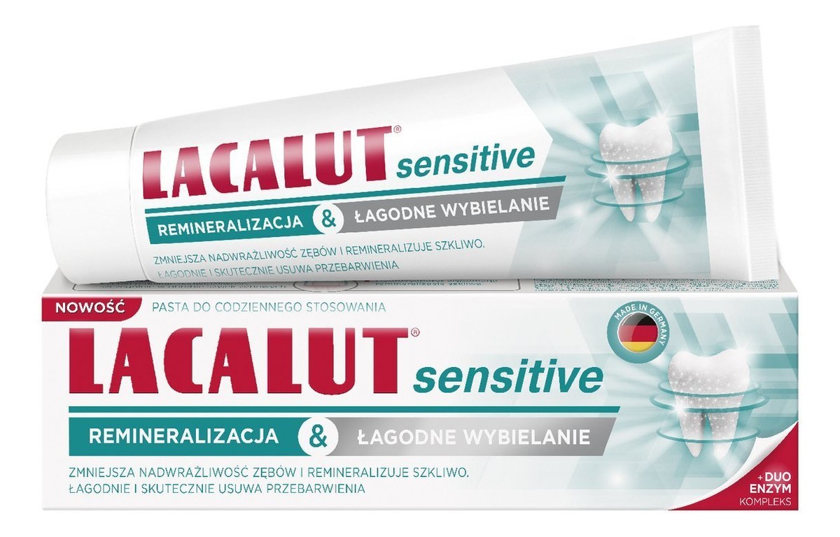 Pasta do zębów Sensitive remineralizacja i łagodne wybielanie