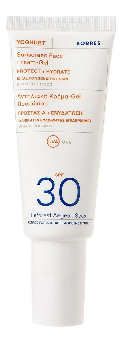 Krem-żel ochronny do twarzy spf30