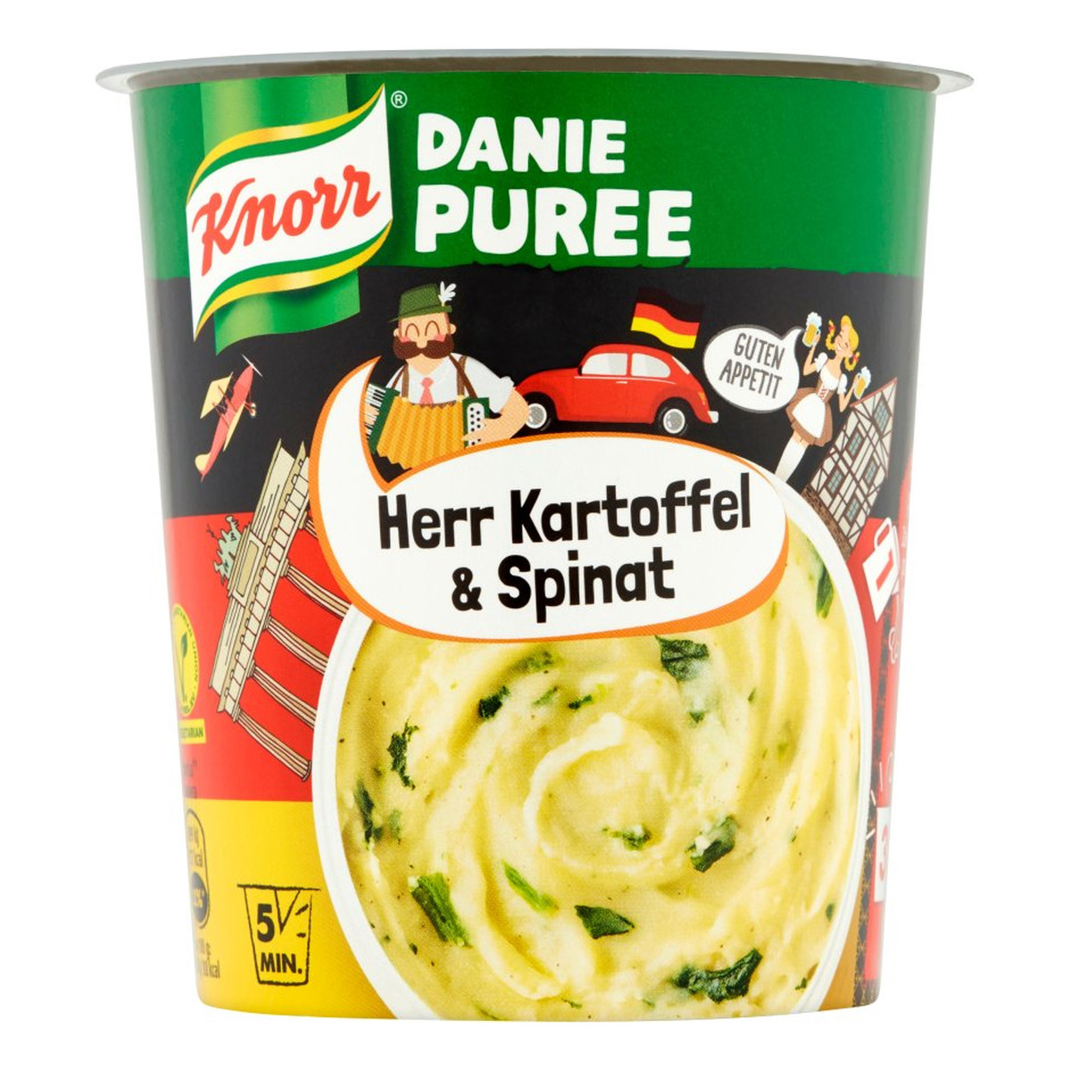 Knorr Gorący Kubek danie puree Szpinak Ser 47g