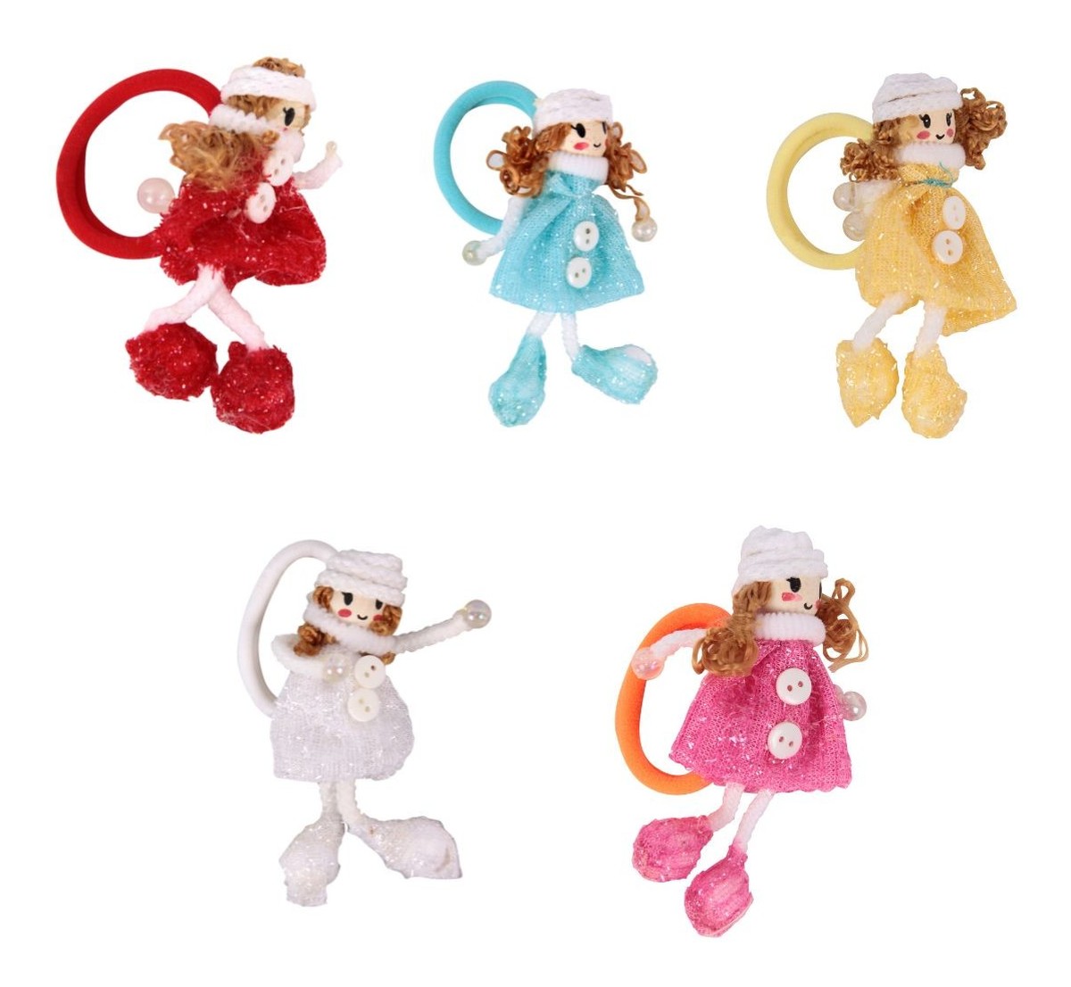 Don ozdoba (fa-5738) do włosów gumka świąteczna 1 szt. MIX