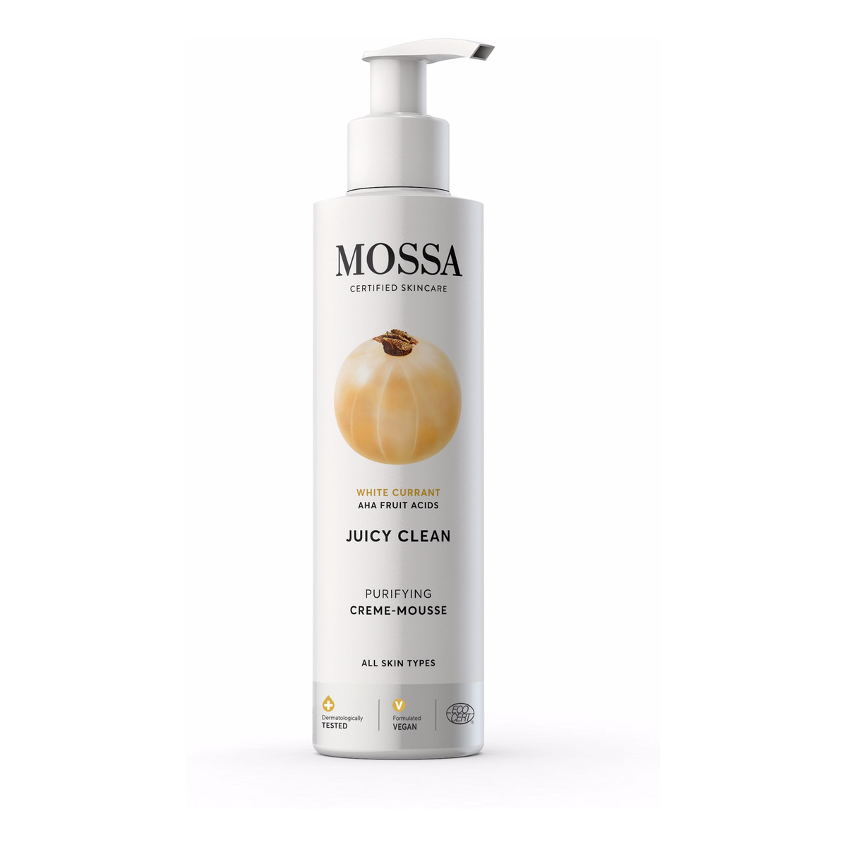 Mossa Kremowa pianka oczyszczająca z białą porzeczką 190ml