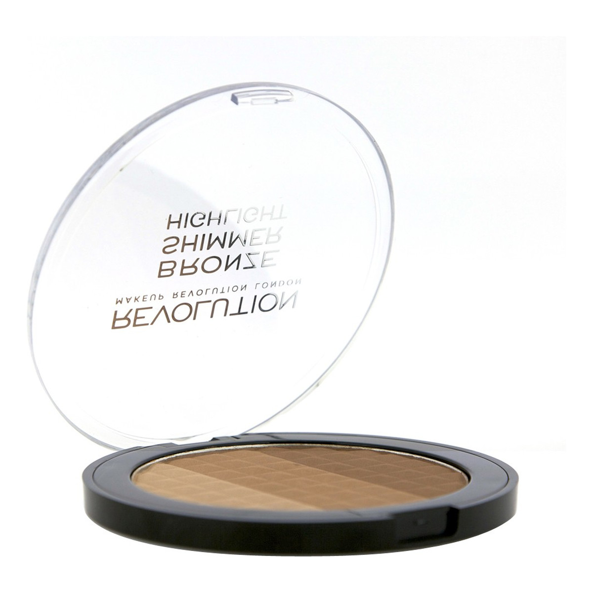 MAKEUP REVOLUTION BRONZE SHIMMER HIGHLIGHT Bronzer z Rozjaśniaczem