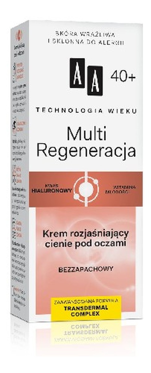 Krem Rozjaśniający Cienie Pod Oczami