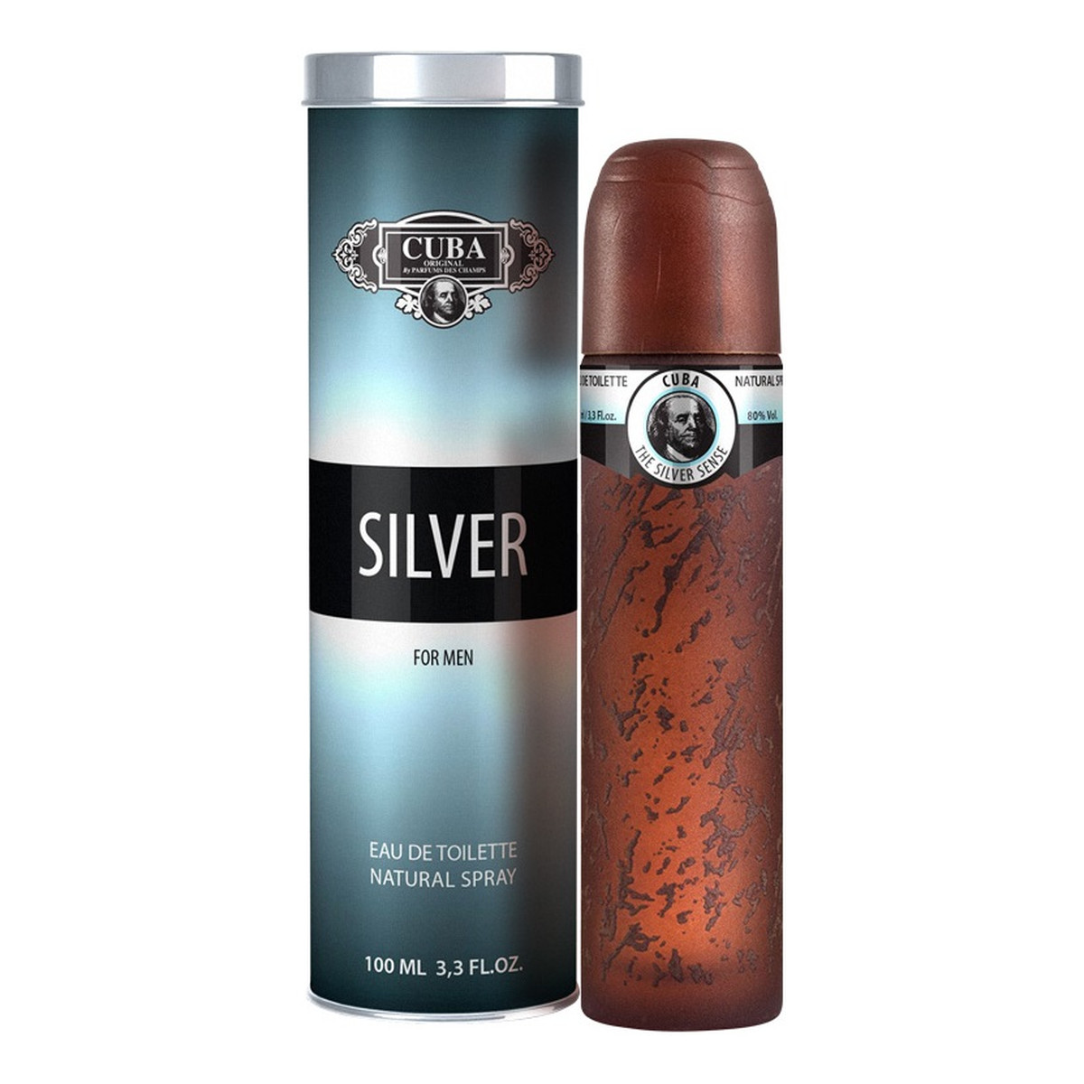 Cuba Silver For Men Woda toaletowa spray 100ml