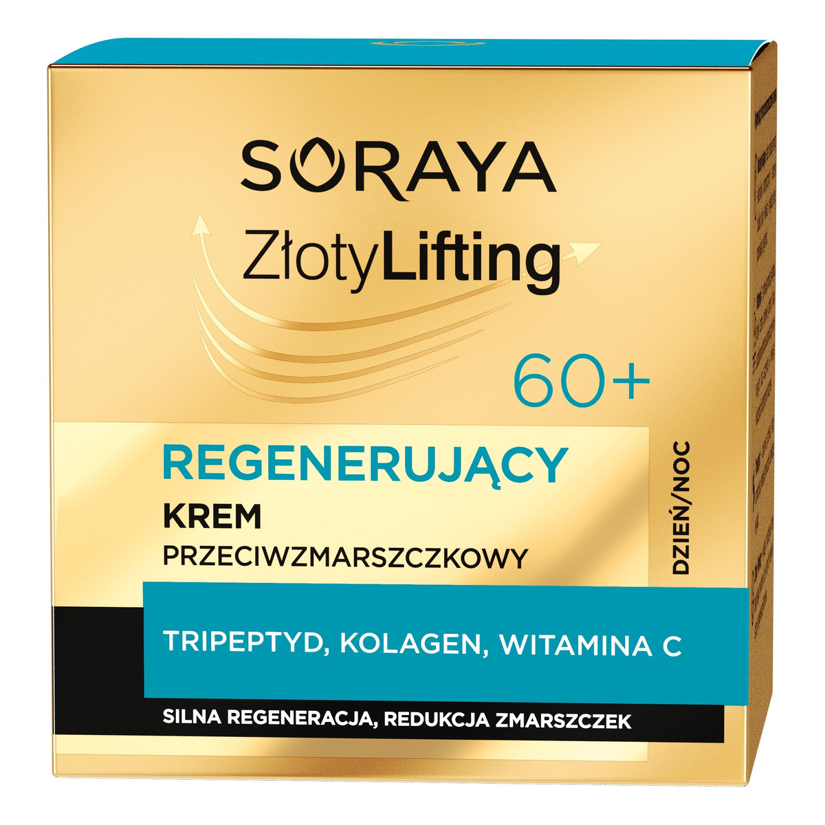 Soraya Złoty lifting regenerujący Krem przeciwzmarszczkowy 60+ na dzień i noc 50ml