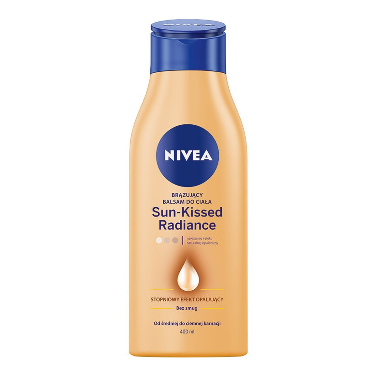 Nivea Sun-Kissed Radiance Balsam do ciała brązujący - średnia i ciemna karnacja 400ml