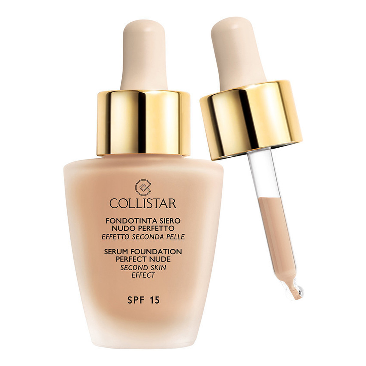 Collistar Serum Foundation Perfect Nude Second Skin Effect Podkład do twarzy SPF15 S 30ml