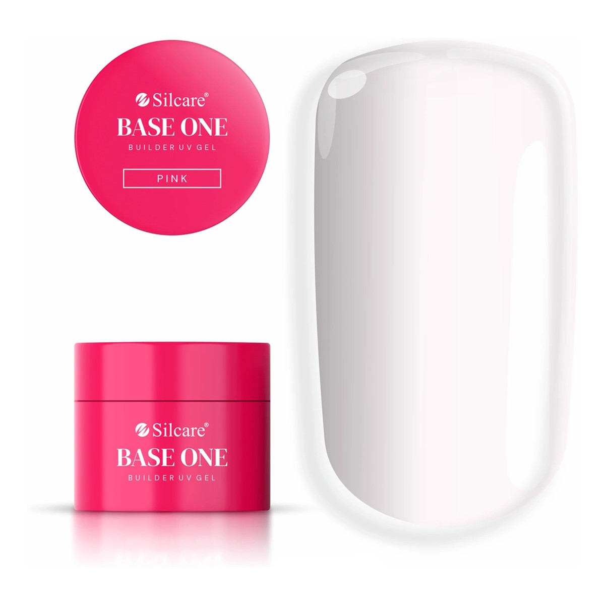 Silcare Base One Żel budujący do paznokci Pink 50g