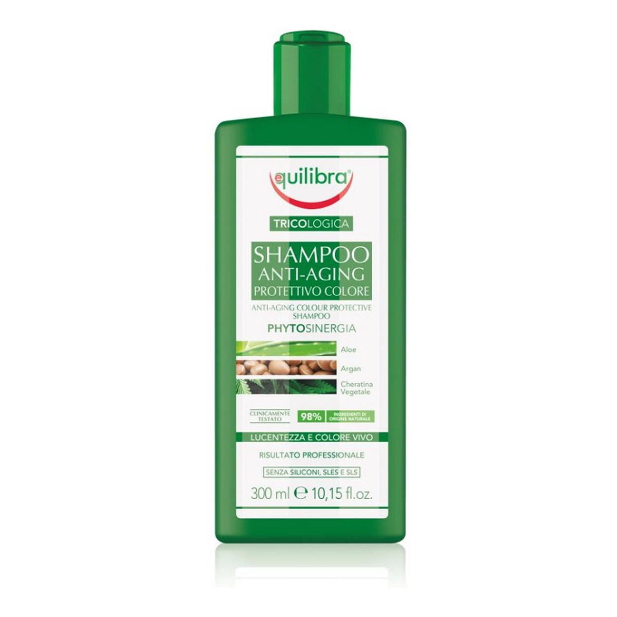 Equilibra Tricologica Shampoo Anti-Aging Protettivo Colore - Przeciwstarzeniowy szampon chroniący kolor 300ml
