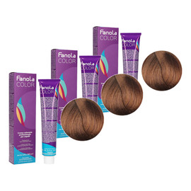 Krem koloryzujący Farba do włosów 7.13 Beżowy Blond Blonde Beige 3x100ml