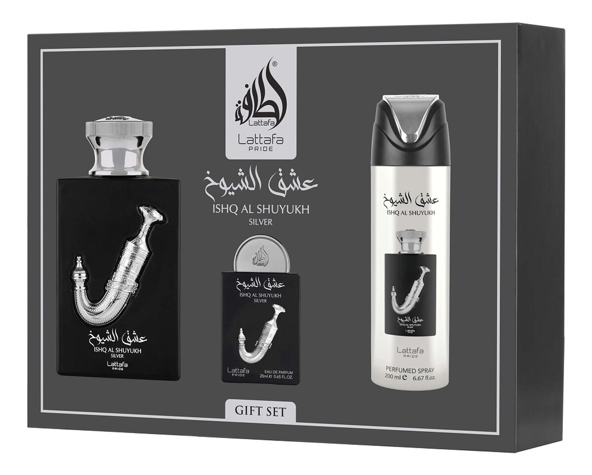 Zestaw woda perfumowana spray 100ml + woda perfumowana spray 20ml + dezodorant spray 200ml