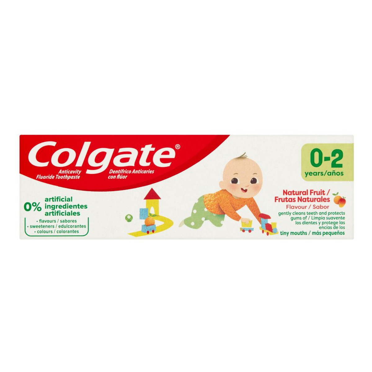 Colgate Pasta do zębów dla dzieci Naturalnie Owocowy Smak (0-2 lat) 50ml