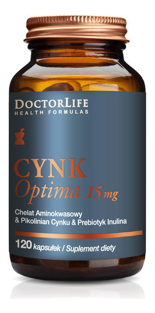 Cynk optima 15mg suplement diety 120 kapsułek