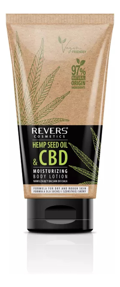 Nawilżający balsam do ciała z naturalnym olejem konopnym z CBD