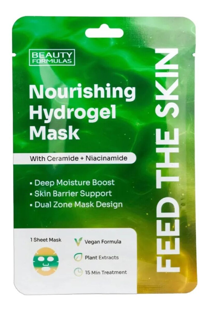 Nourishing hydrogel mask hydrożelowa maska odżywcza z ceramidami i niacynamidem 1szt.