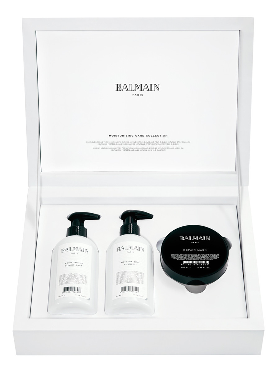 Zestaw moisturizing shampoo 300ml + moisturizing conditioner 300ml + repair mask 200ml