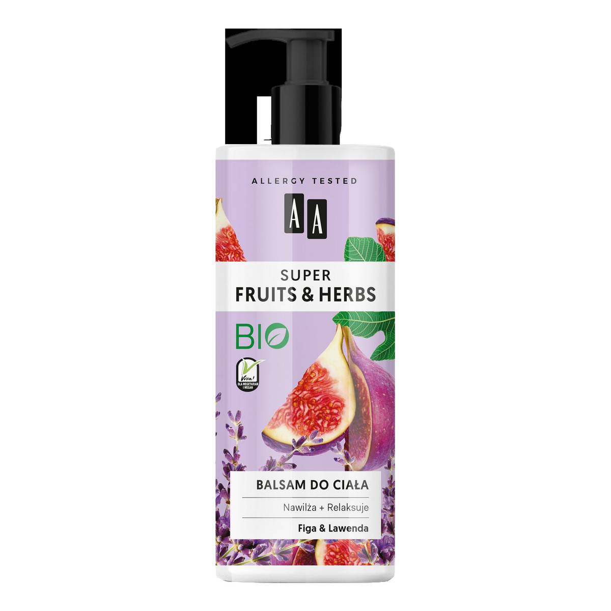 AA FRUITS&HERBS Balsam do ciała figa i lawenda 500ml