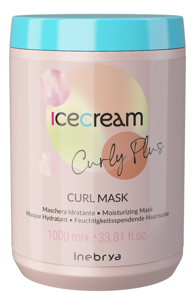 Ice cream curly plus nawilżająca maska do włosów kręconych i falowanych