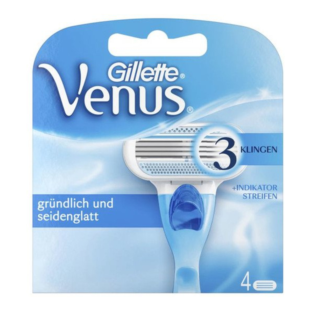 Gillette Venus 3 Klingen wymienne ostrza do maszynki do golenia dla kobiet 4szt