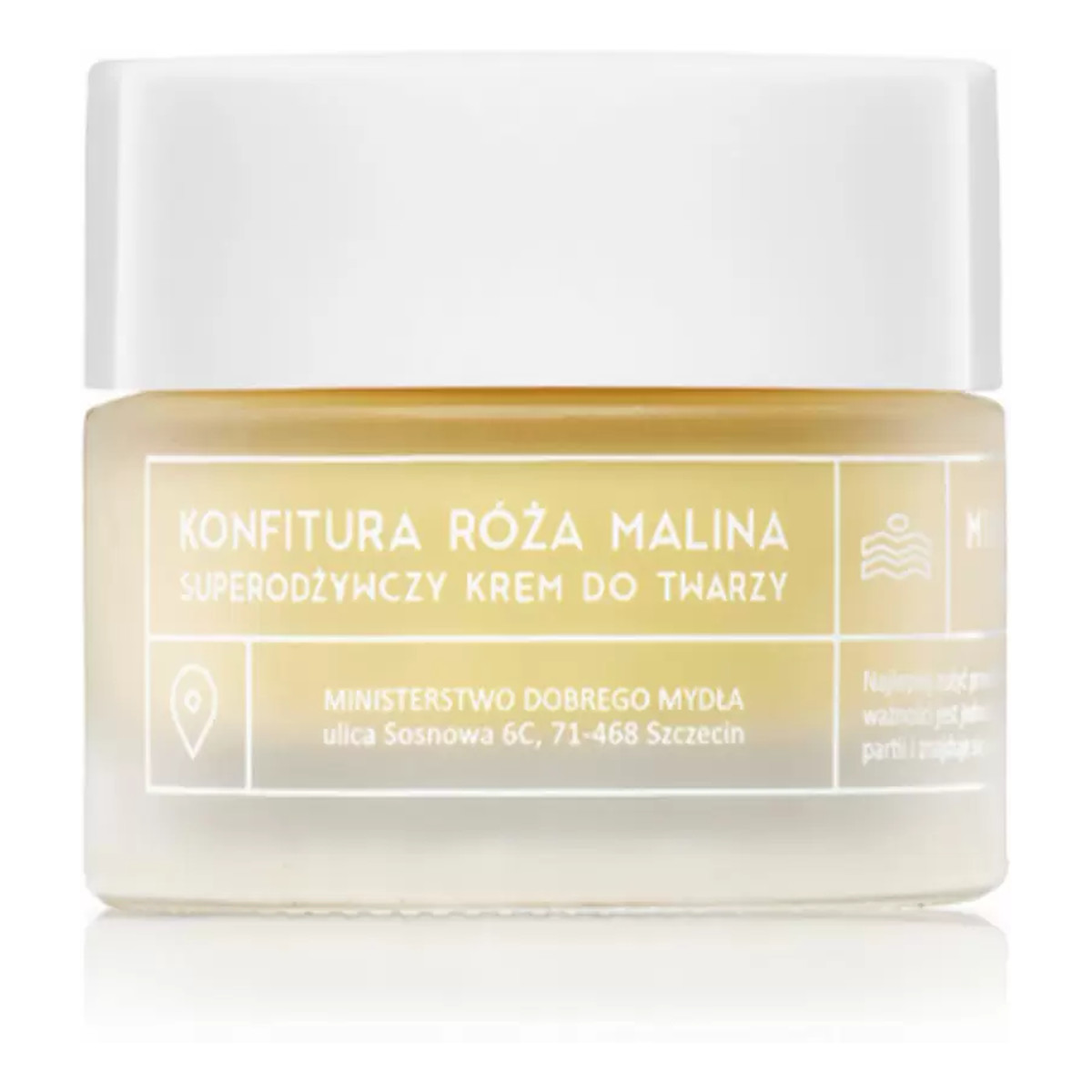 Ministerstwo Dobrego Mydła Odżywczy Krem do Twarzy Róża Malina 50ml