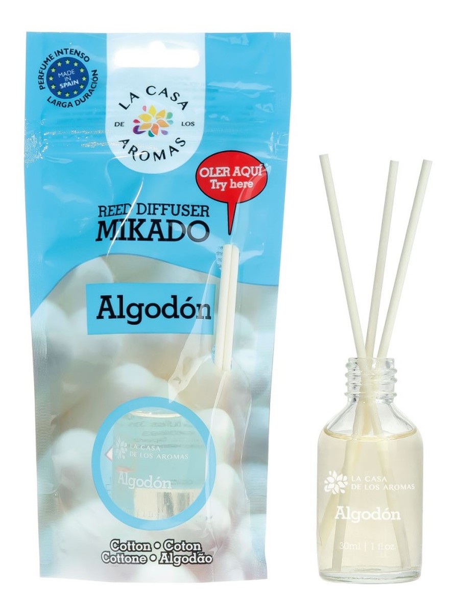 Olejek aromatyczny z patyczkami Bawełna