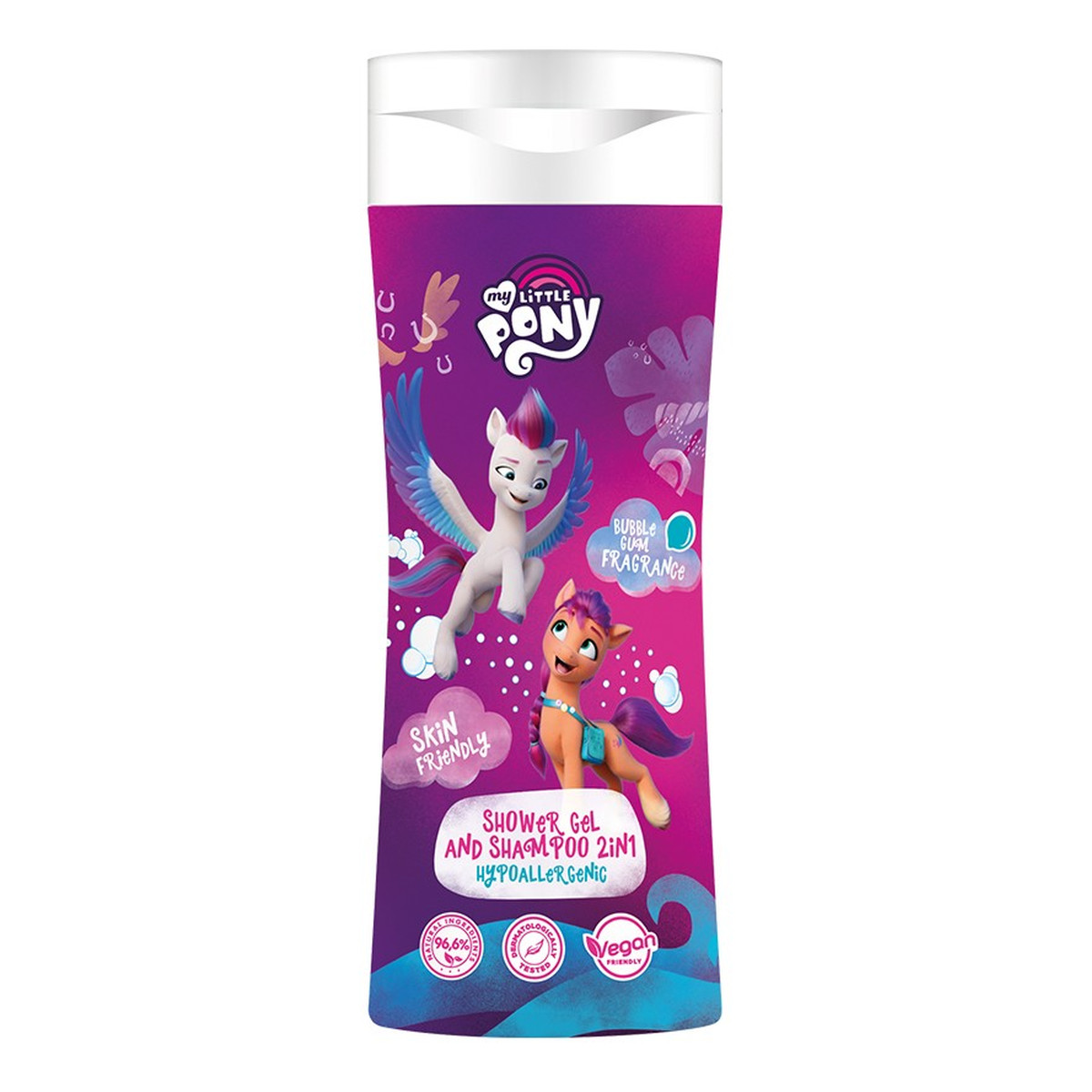 Art.rozne MK MY LITTLE PONY Żel pod prysznic i szampon 2w1 guma balonowa 300ml