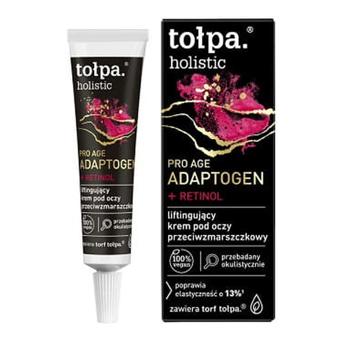 Tołpa Holistic Liftingujący Krem pod oczy przeciwzmarszczkowy Pro Age Adaptogen 10ml