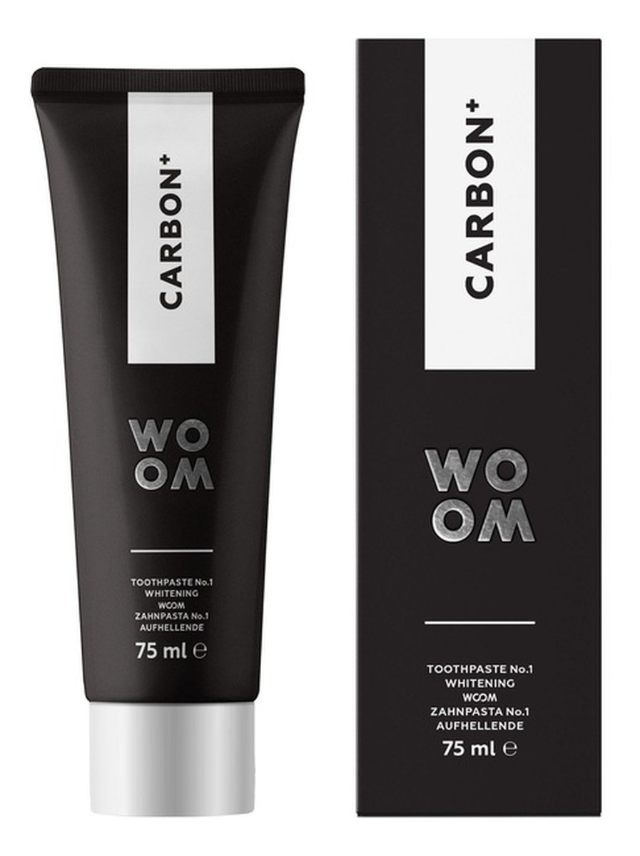 Carbon+ wybielająca czarna pasta do zębów z węglem aktywnym