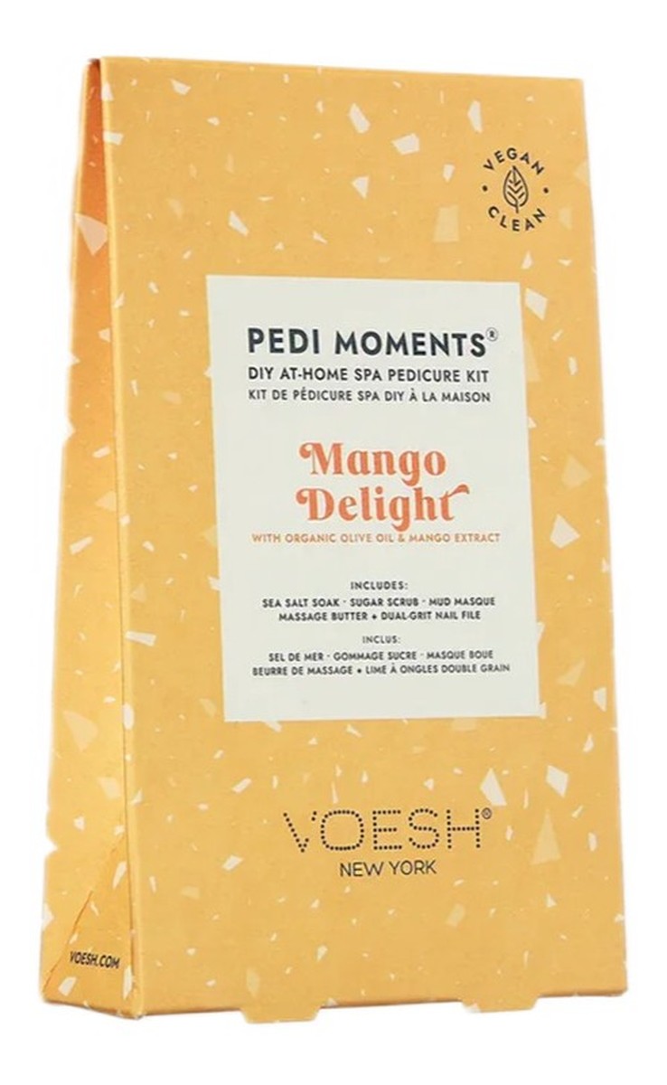 Zestaw do 4-etapowego pedicure mango delight