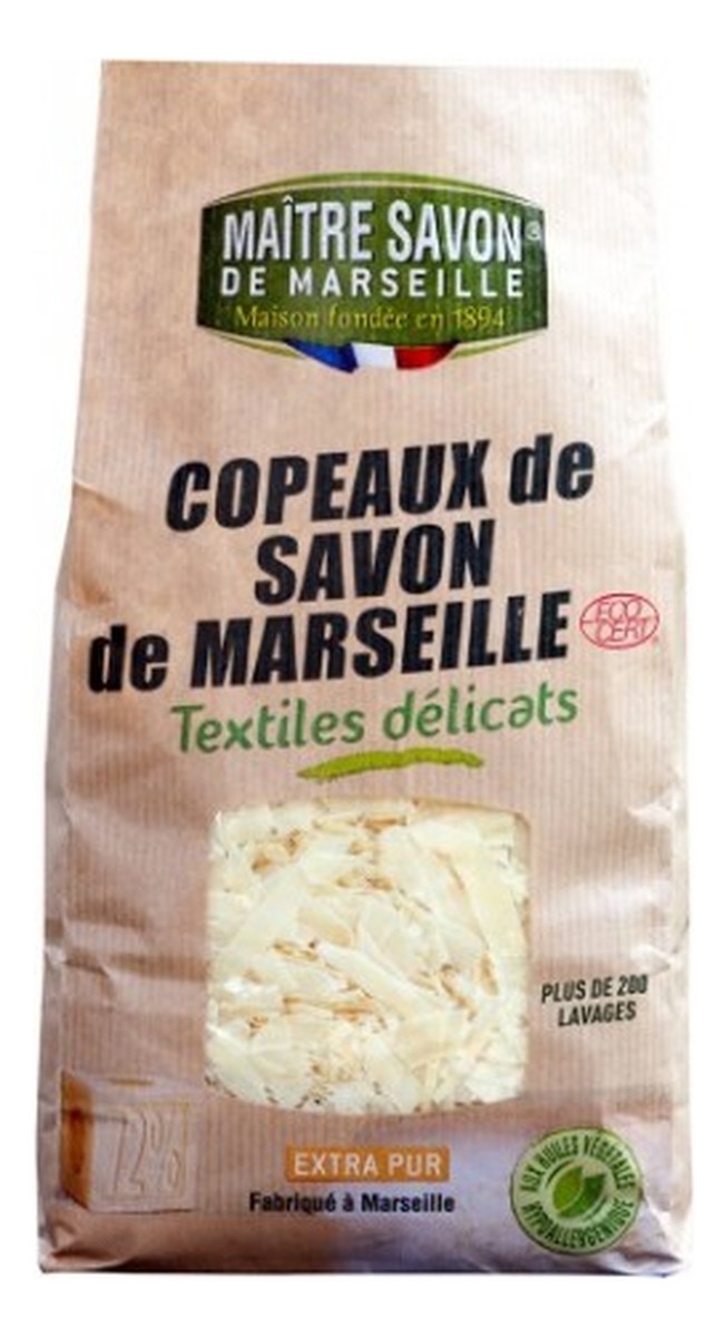 Płatki mydlane z mydła marsylskiego