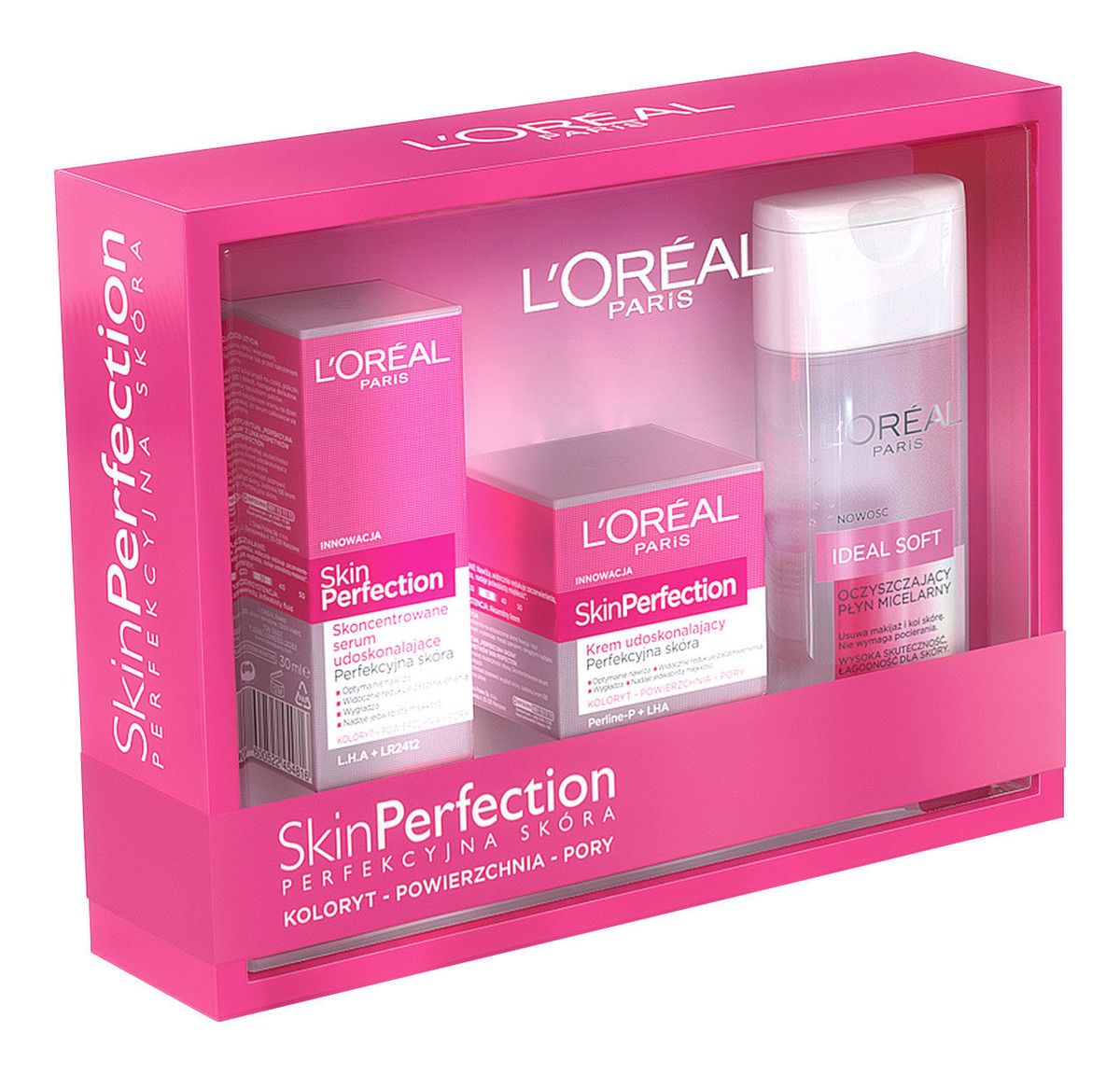 Zestaw Perfekcyjna Skóra: Serum+Krem+Oczyszczający Płyn Micelarny