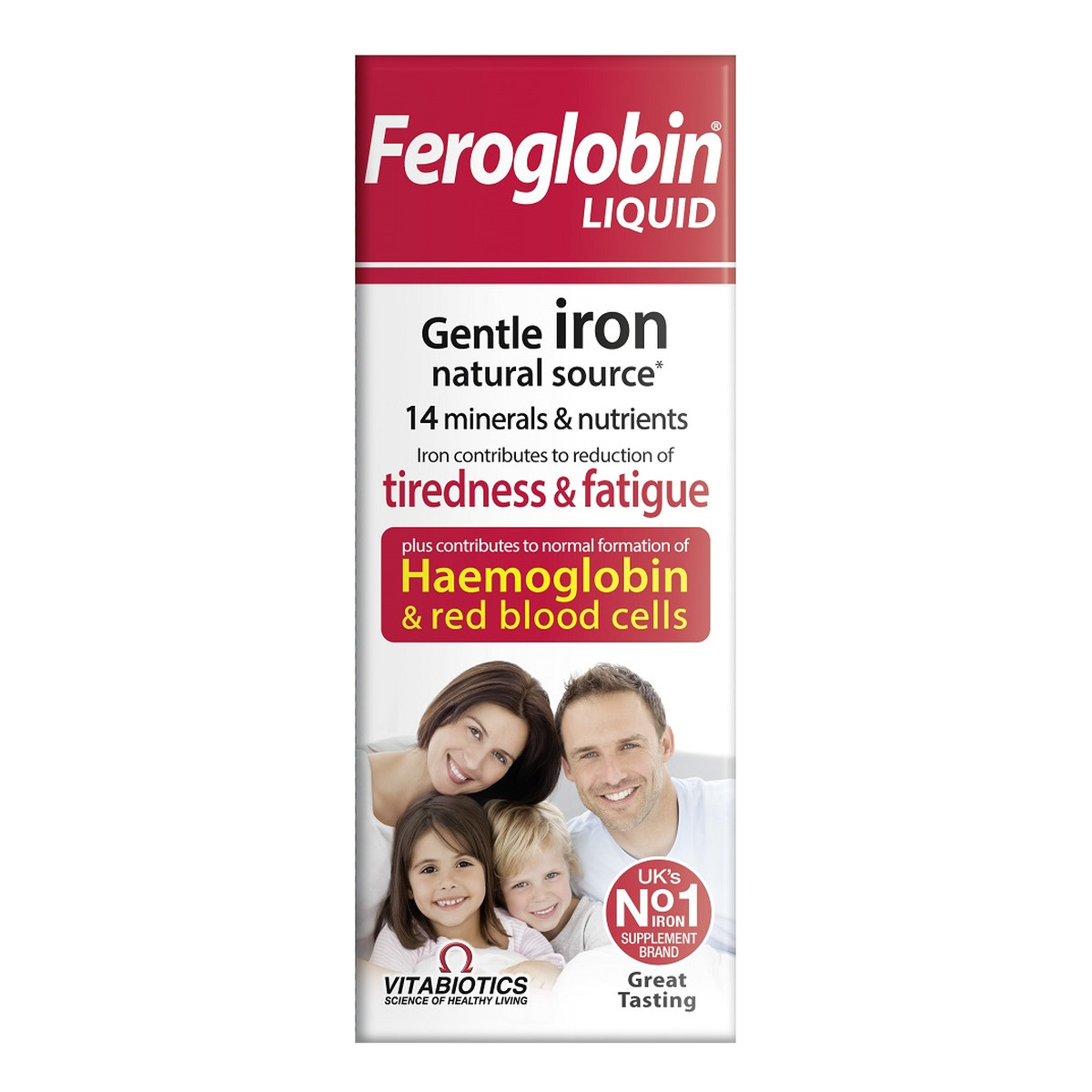 Vitabiotics Feroglobin liquid feroglobina w płynie suplement diety 200ml