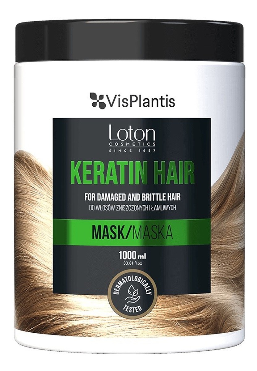 Maska z keratyna do wlosow zniszczonych i lamliwych - Keratin Hair