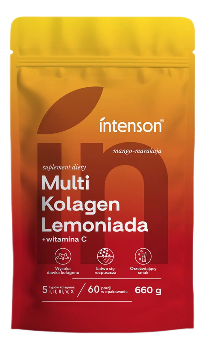 Multi kolagen suplement diety mango-marakuja