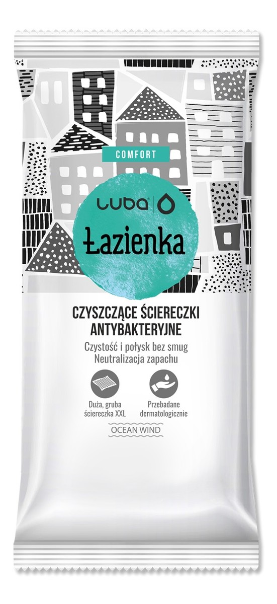 Comfort czyszczące ściereczki antybakteryjne do łazienki 32szt
