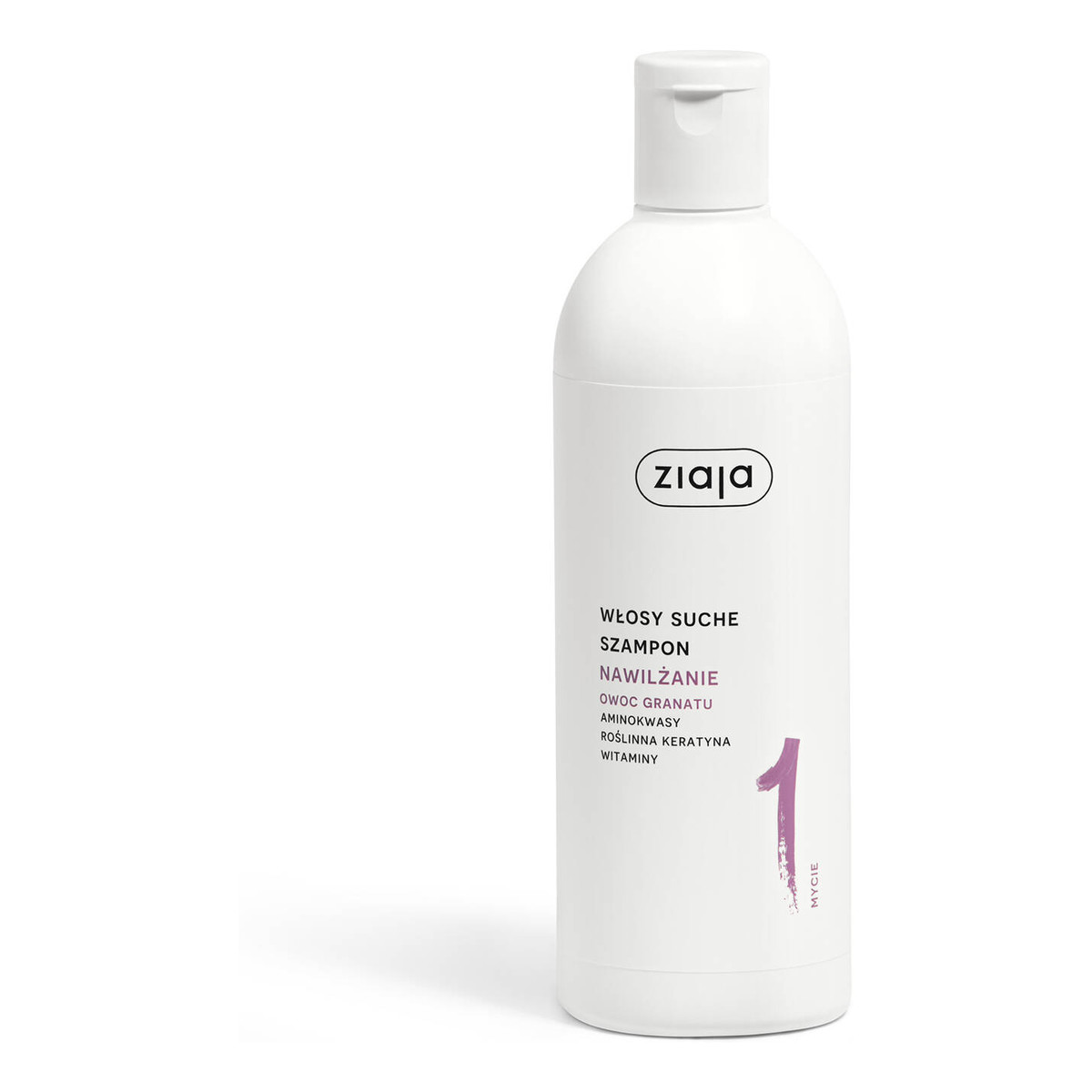 Ziaja Nawilżanie Owoc Granatu szampon do włosów 400ml