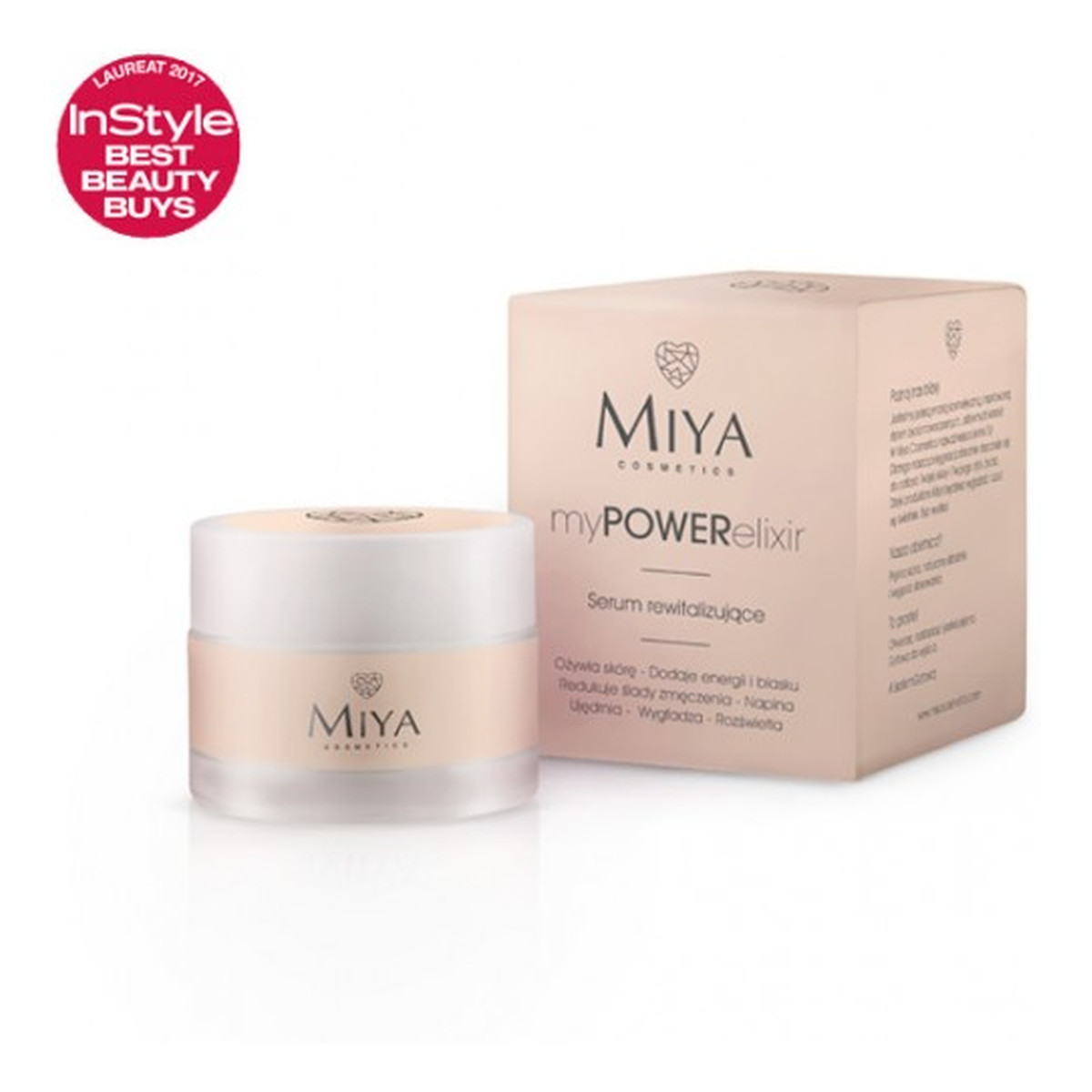 Miya Cosmetics My Power Elixir Naturalne serum rewitalizujące 15ml