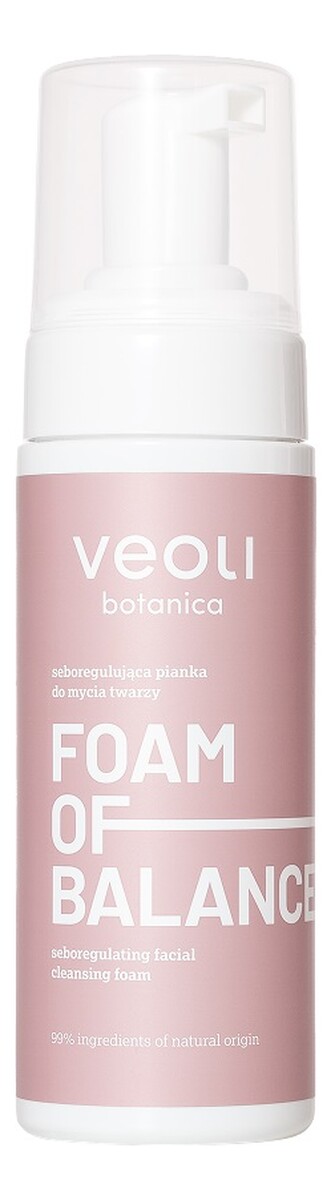 Foam of balance seboregulująca pianka do mycia twarzy