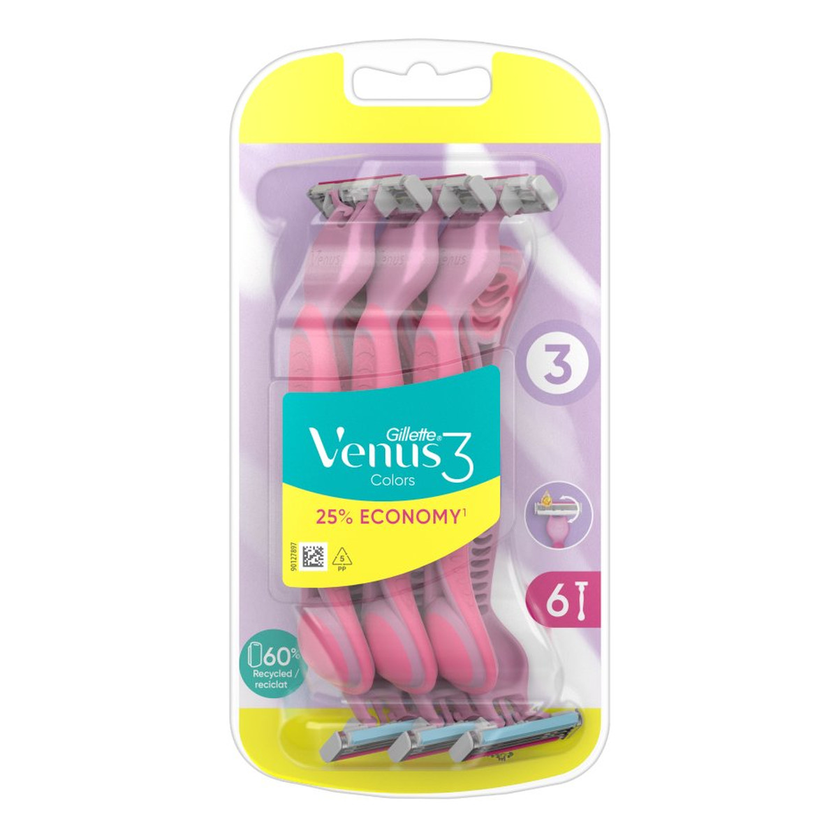 Gillette Venus Maszynki jednorazowe do golenia dla kobiet Simply Pink