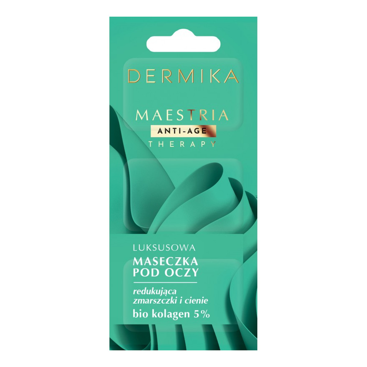 Dermika Maestria Anti-Age Therapy Luksusowa Maseczka pod oczy redukująca zmarszczki i cienie - bio kolagen 5% 3x1.5ml 4.5ml