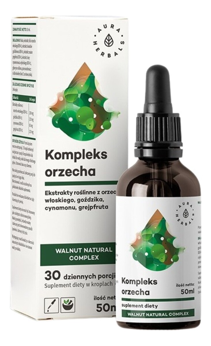 Kompleks Orzecha Walnut Natural krople