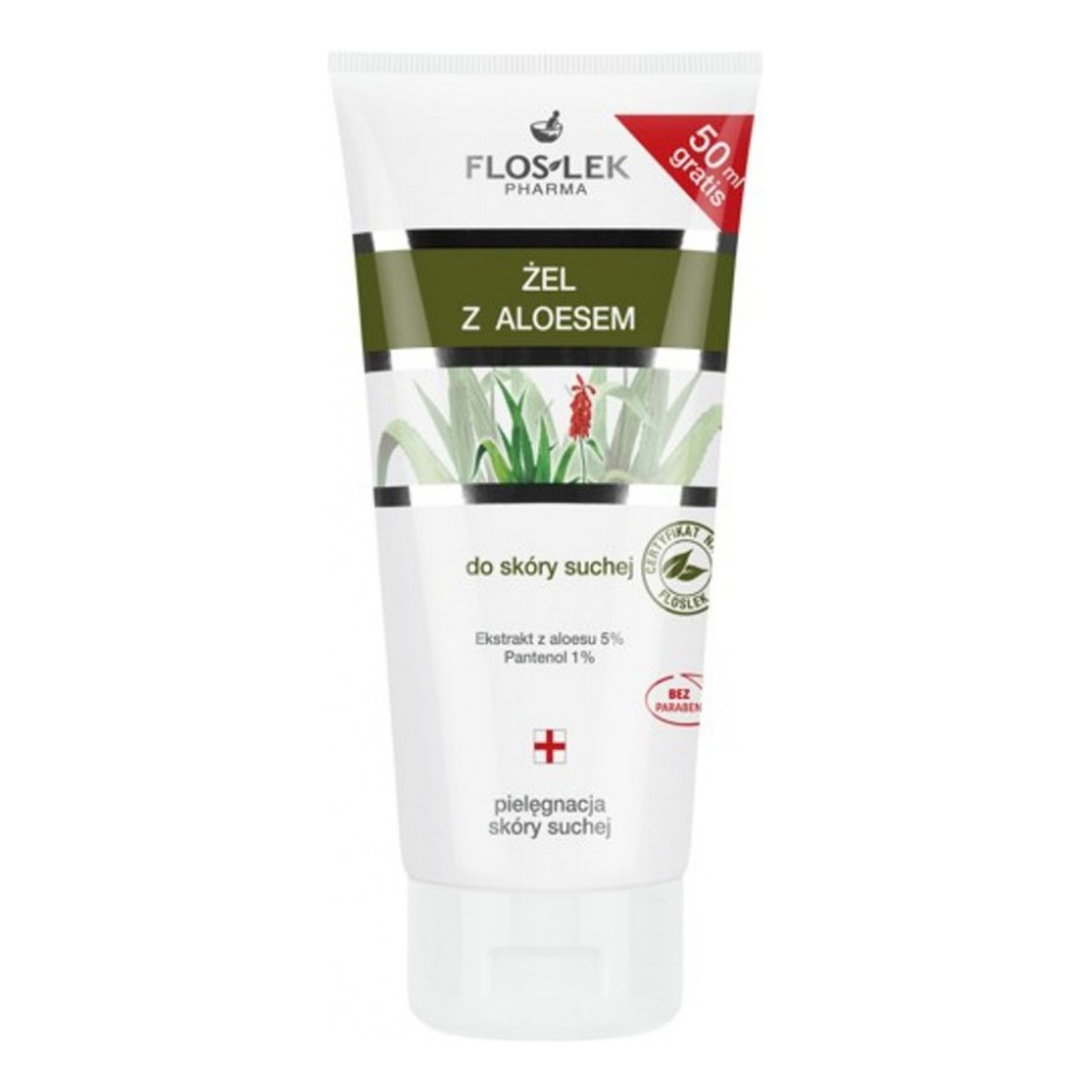 FlosLek Pharma Żel Aloesowy Do Skóry Suchej 200ml