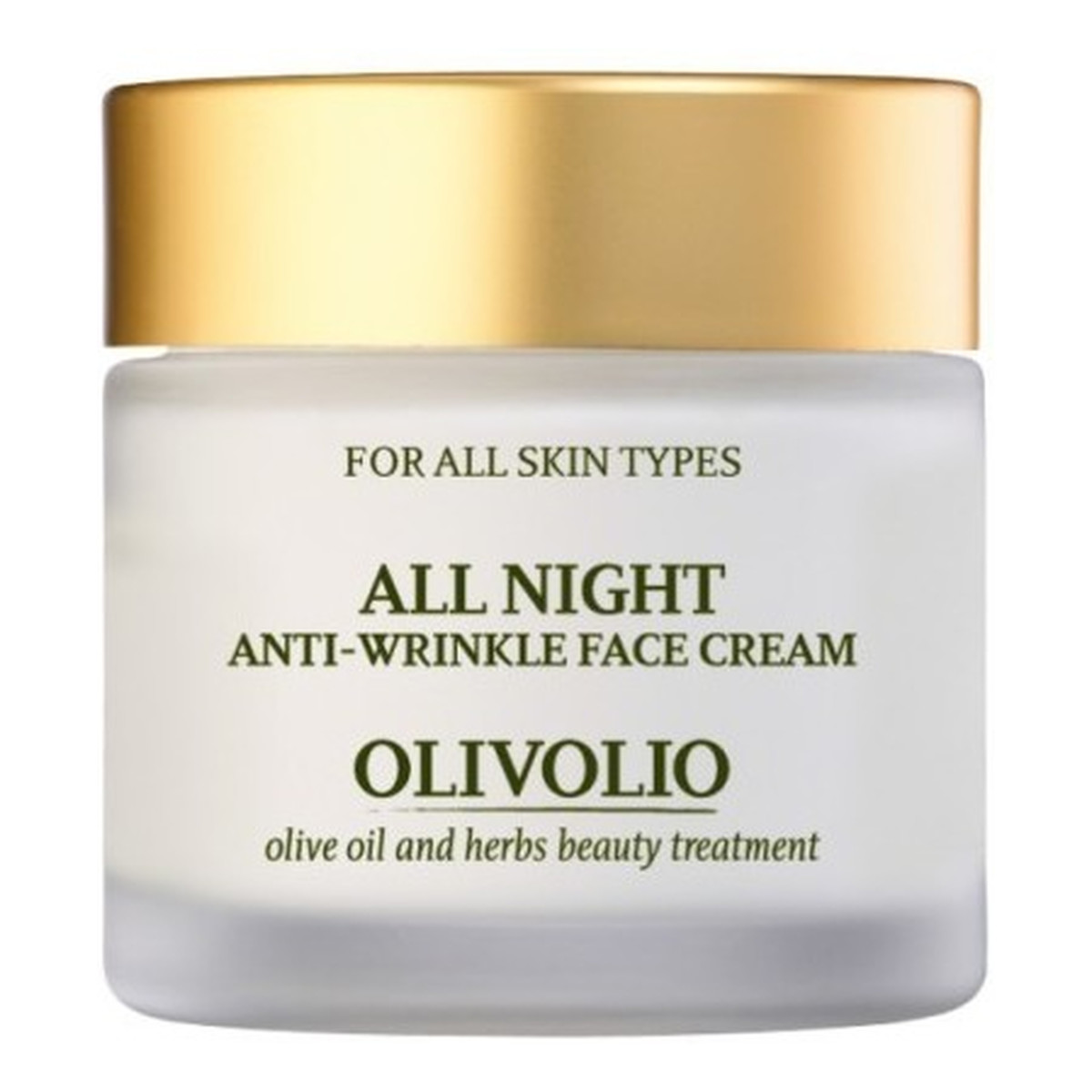 Olivolio All Night Anti-Wrinkle Face Cream Przeciwzmarszczkowy krem do twarzy na noc z organiczną oliwą z oliwek 50ml