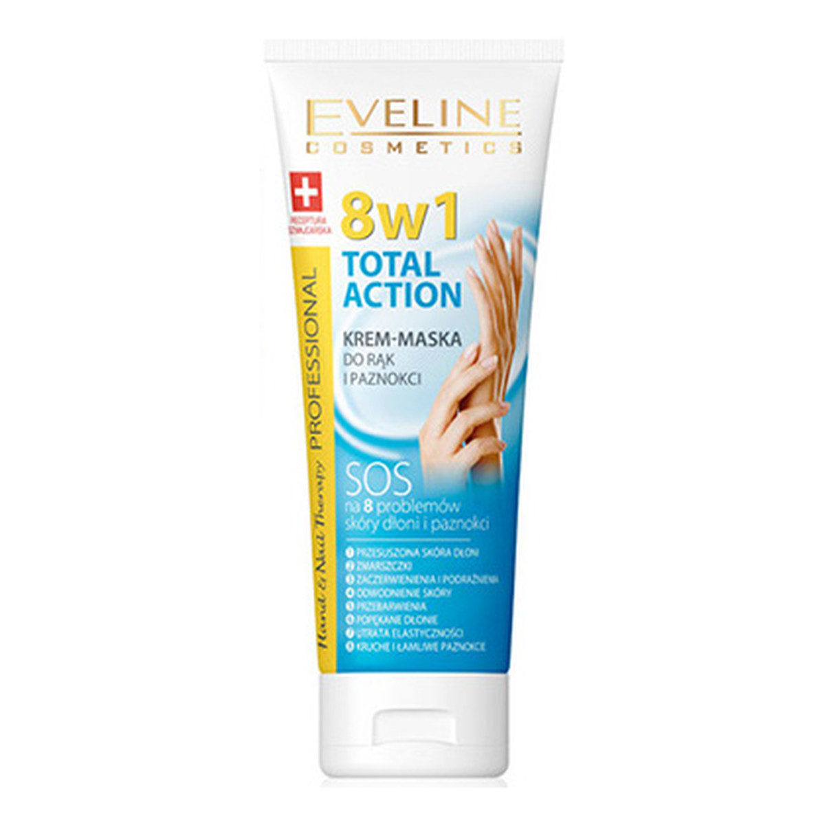 Eveline Total Action Krem-Maska Do Rąk i Paznokci 8w1 75ml