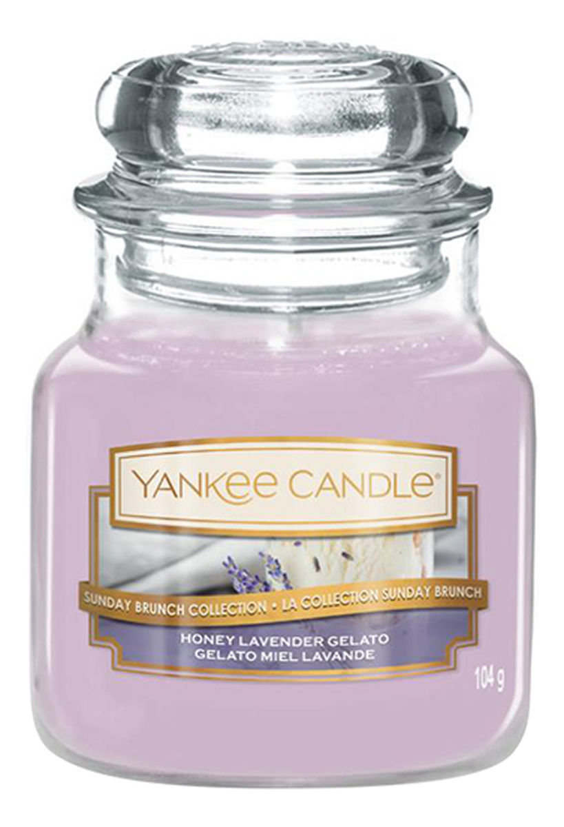 mała świeczka zapachowa Honey Lavender Gelato